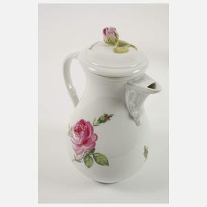 Meissen Kaffeeservice "Rote Rose"