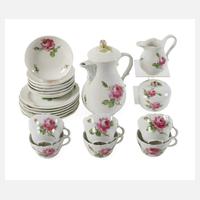 Meissen Kaffeeservice "Rote Rose"111