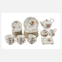 Meissen Teeservice "Blumen und Insekten"111