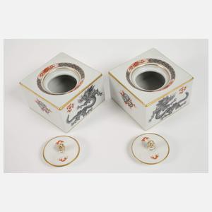 Meissen Schreibset "Grauer Mingdrache"