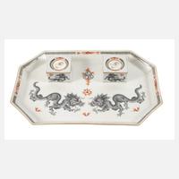 Meissen Schreibset "Grauer Mingdrache"111