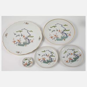 Meissen Kaffee-/Teeservice Kakiemondekor