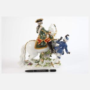Meissen "Zarin Elisabeth von Russland zu Pferde"