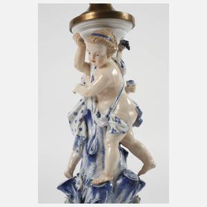 Meissen Paar "Leuchter mit Amoretten"