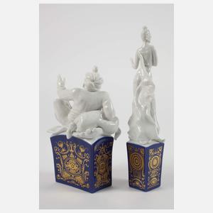 Meissen "Sultan Schehereban" und "Haremsdame"