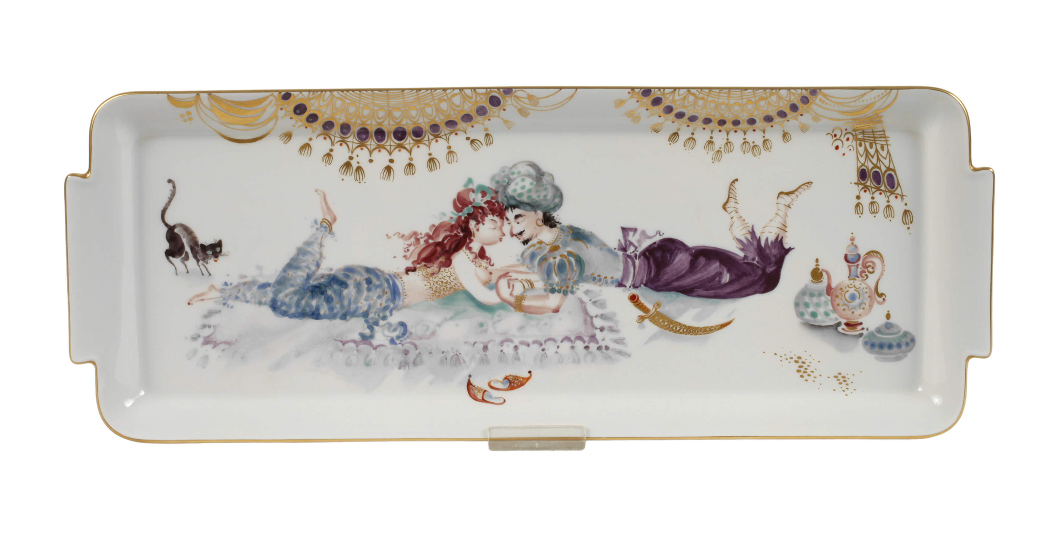 Meissen Königskuchenplatte "1001 Nacht"