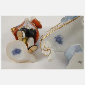 Volkstedt Konvolut kleine Rokokofiguren