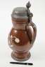 Großer Bunzlauer Birnkrug mit Amphore
