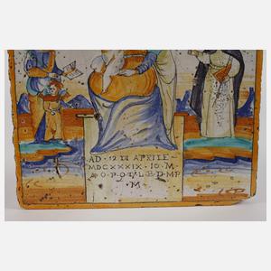 Deruta Italien große Wandfliese