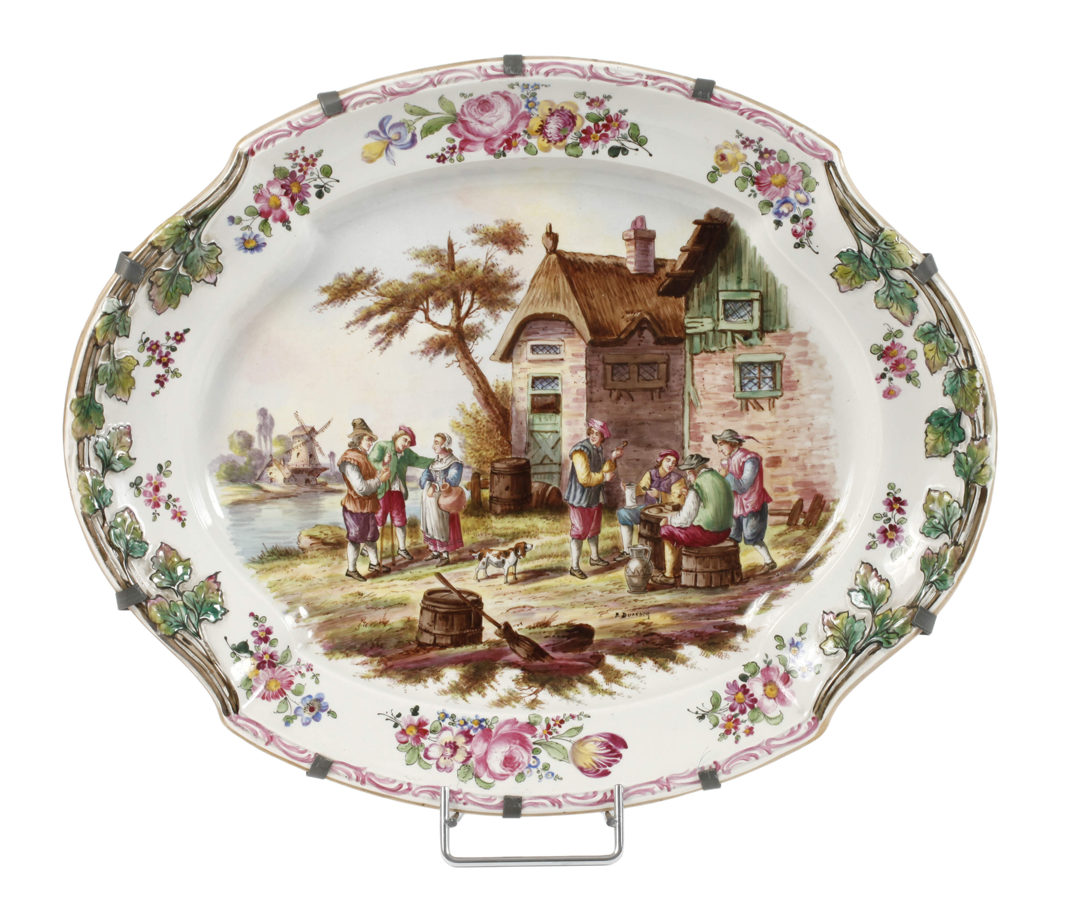 Fayenceplatte Frankreich