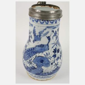 Delfter Fayence-Birnkrug