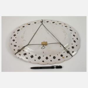 Stralsunder Fayenceplatte mit Durchbruchrand