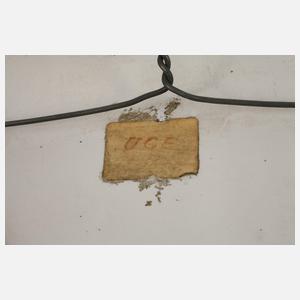 Stralsunder Fayenceplatte mit Durchbruchrand