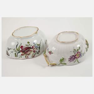 Cachepot und zwei Deckelterrinen Frankreich