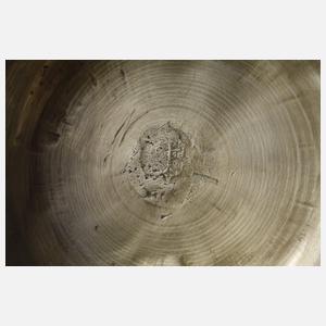 Barocker Fayencewalzenkrug mit Architekturmotiv