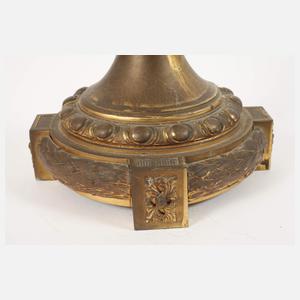 Französische Bodenvase mit vergoldeter Montur