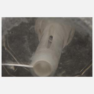 Pokal mit Flakon im Deckel