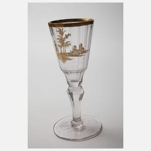 Drei barocke Stängelgläser