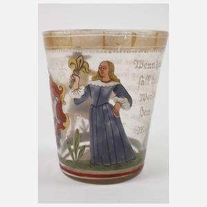 Hochzeitsbecher Gottfried Wilke 1647