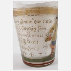 Hochzeitsbecher Gottfried Wilke 1647