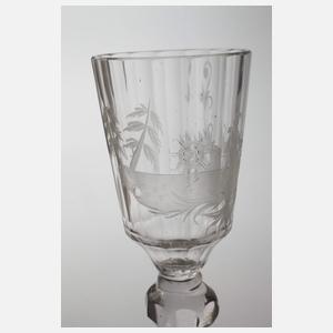 Drei barocke Pokalgläser