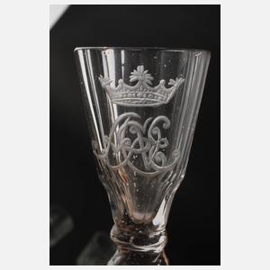 Drei barocke Pokalgläser