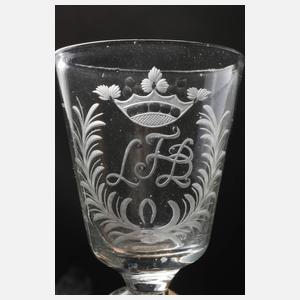 Drei barocke Pokalgläser