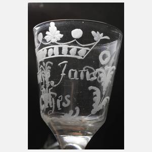 Drei barocke Pokalgläser