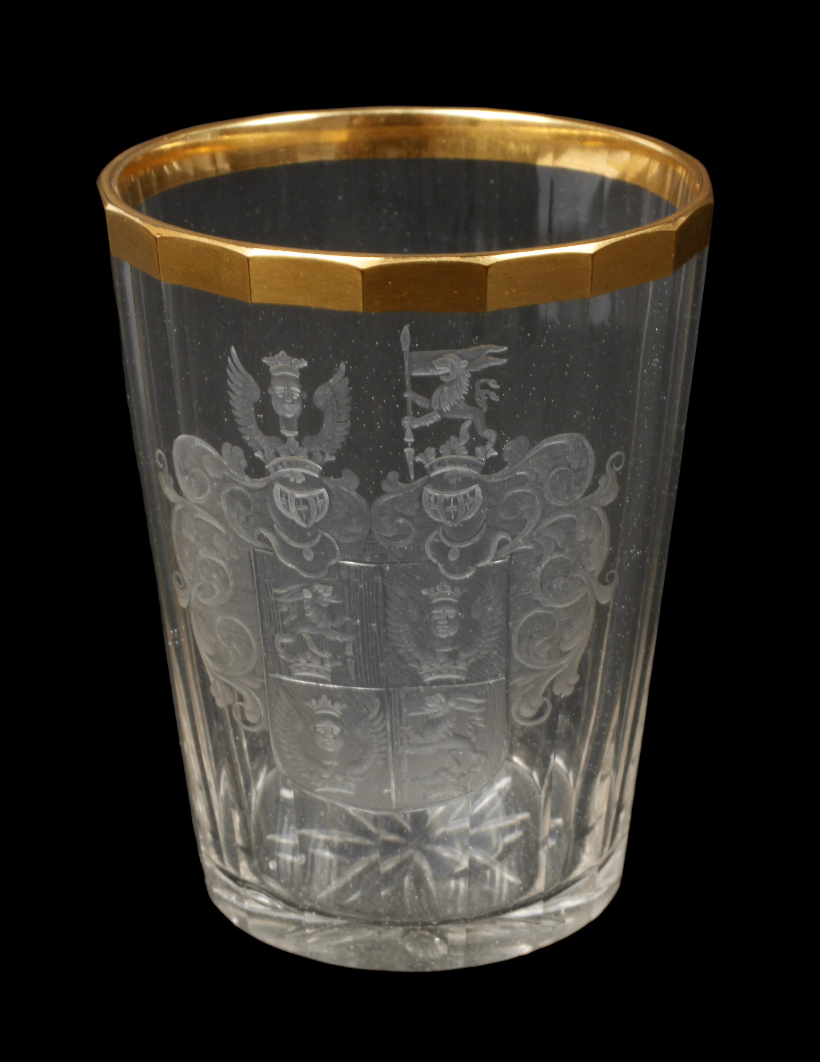 Becherglas mit Wappen