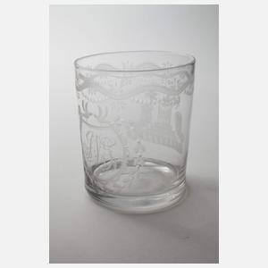 Drei Biedermeierbecher