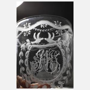 Drei Biedermeierbecher