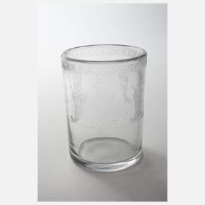 Drei Biedermeierbecher