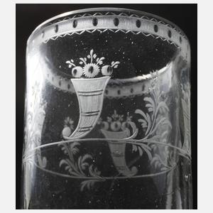 Drei Biedermeierbecher