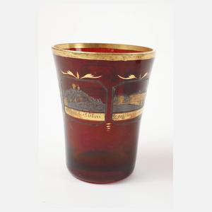 Drei Andenkenbecher Biedermeier