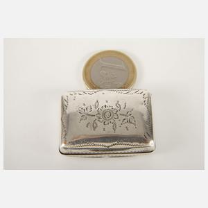 Silber Riechdose England