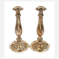 Paar große Silberleuchter111