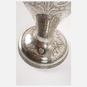 Silber Paar Vasen New York