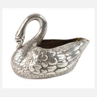Silber figürliche Schwanenschale Russland111