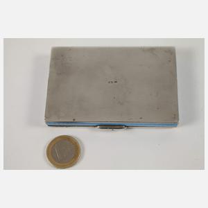 Russische Silberdose mit Emaille