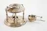 Silber Wasserbereiter mit Rechaud