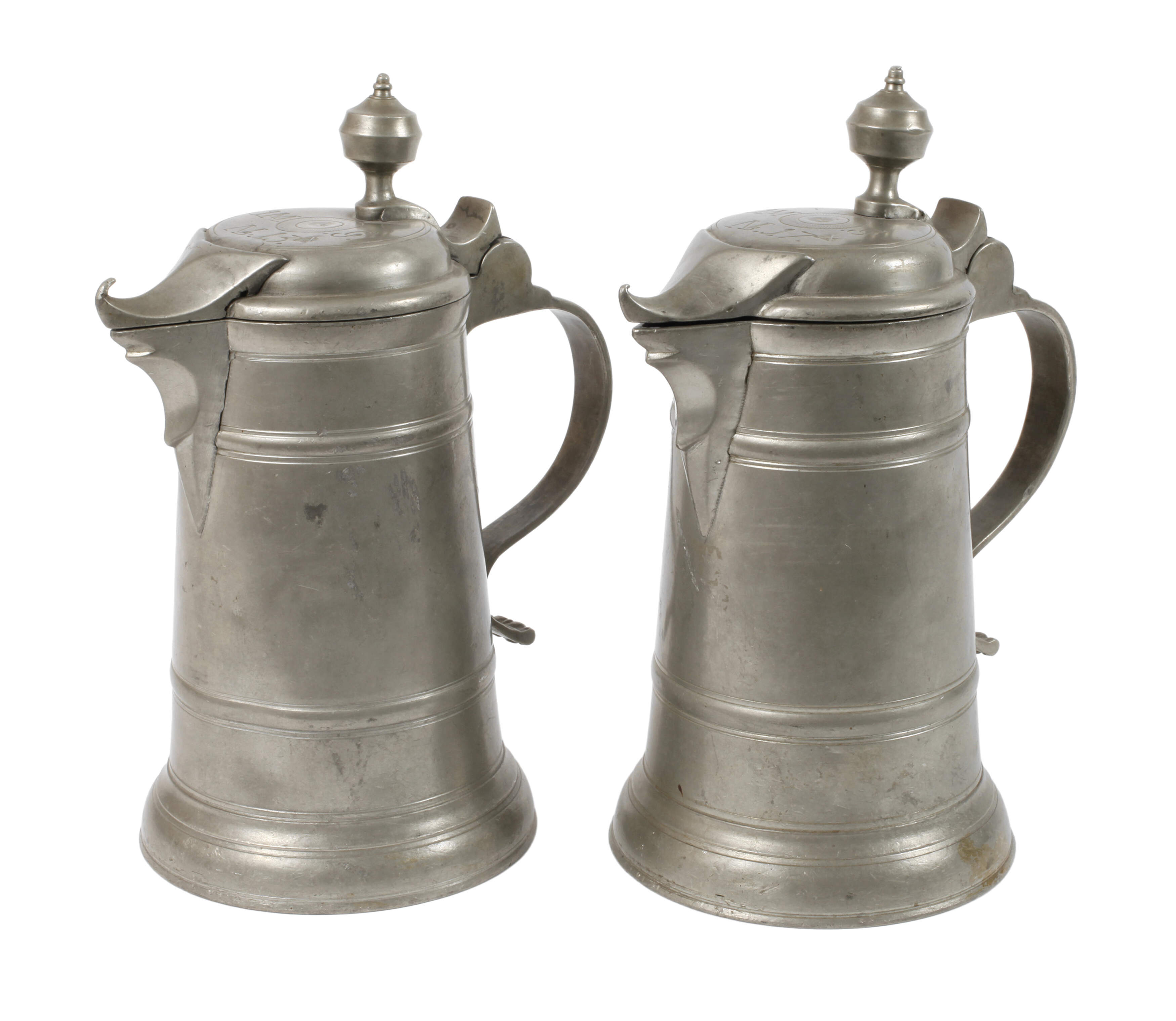 Paar Zinnstitzen Bayern