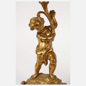 Paar große klassizistische Girandolen