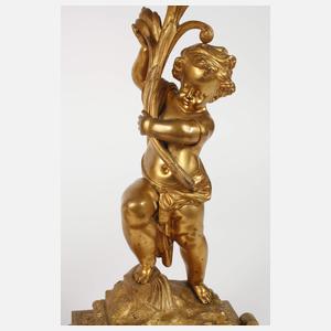 Paar große klassizistische Girandolen