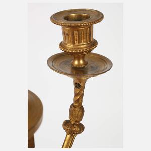 Paar große klassizistische Girandolen