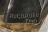 August Bauer, großer Bronzekopf