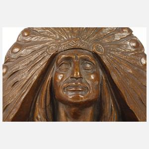 Joza Krupka, Indianerhäuptling