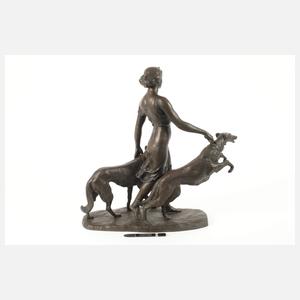 Rudolf Kaesbach, Diana mit Windhunden