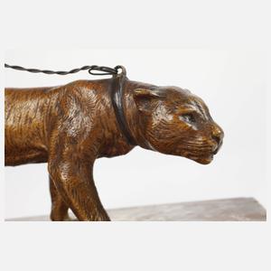 Bergmann Wiener Bronze Orientalin mit Panthern