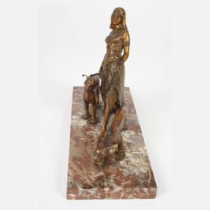 Bergmann Wiener Bronze Orientalin mit Panthern