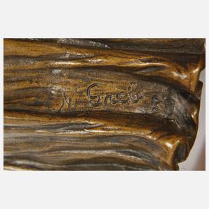 Bergmann Wiener Bronze Orientalin mit Panthern